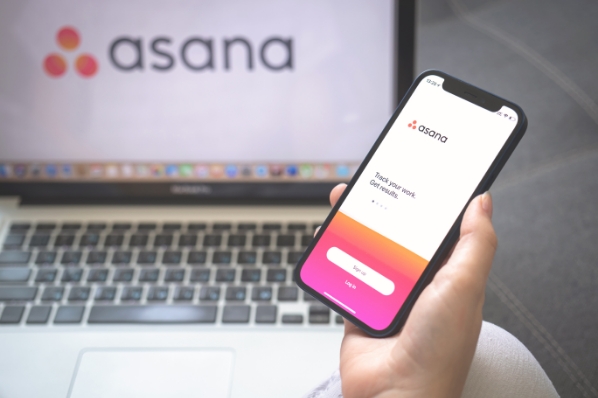 Asana als Arbeitsverwaltungsplattform