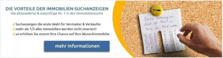 Vorteile von Suchanzeigen für Immobilien 